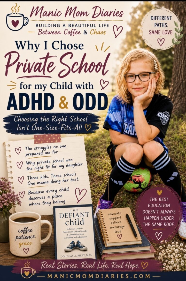 BETWEEN COFFEE & CHAOS: Why I Chose Private School For My Child With ADHD & ODD