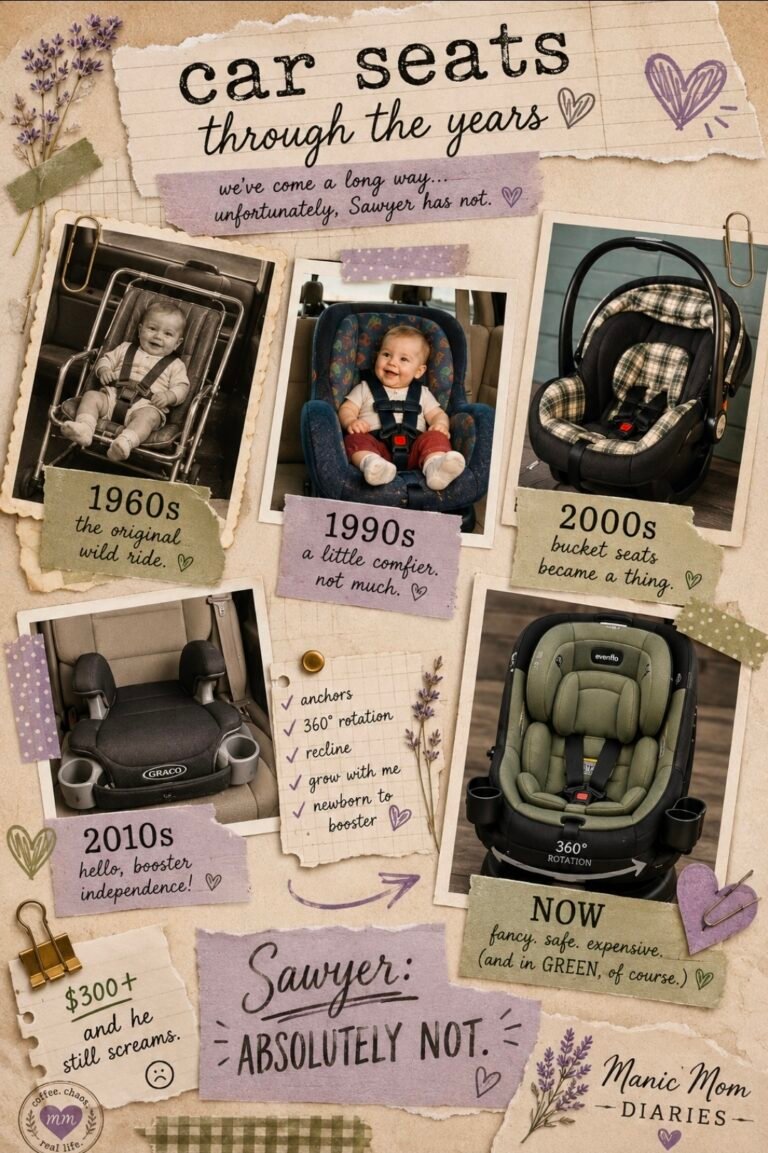 A Manic Mom Confession For The Diaries: $300+ Car Seat!