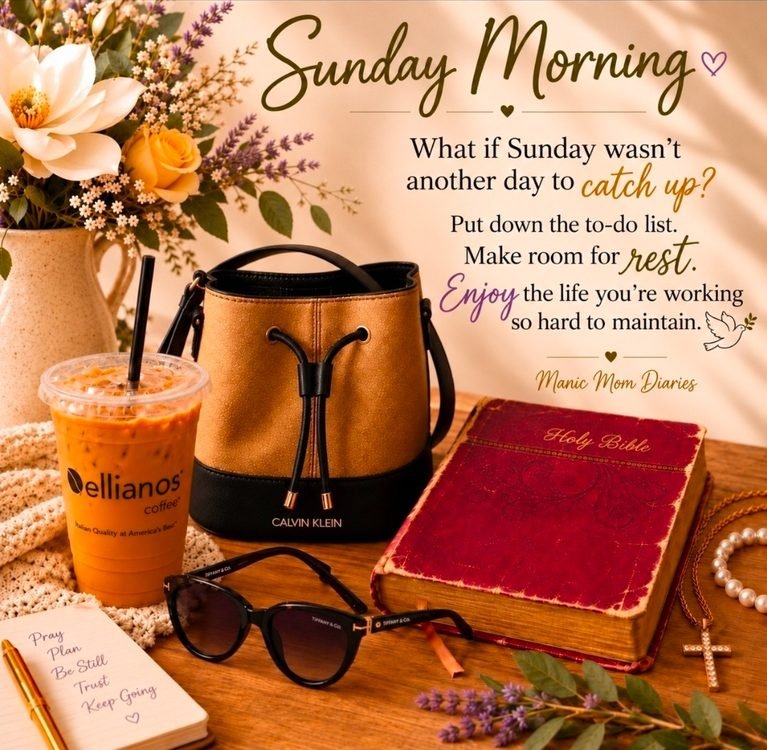A Manic Mom Thought: What Happened to Sunday Being a Day of Rest?